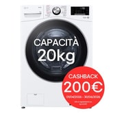 Lavatrice capacità XL 20kg AI DD™ | Serie P3 Classe B | 1000 giri, TurboWash 360, Lavaggio a vapore, Wi-Fi | White
